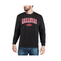Men's Black Arkansas Razorbacks Arch and Logo Crew Neck Sweatshirt