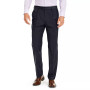 Men's Wool Blend Classic-Fit UltraFlex Stretch Double-Reverse Pleated Dress Pants