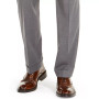 Men's Wool Blend Classic-Fit UltraFlex Stretch Double-Reverse Pleated Dress Pants