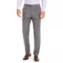 Men's Wool Blend Classic-Fit UltraFlex Stretch Double-Reverse Pleated Dress Pants