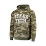 Men's Camo Texas Tech Red Raiders All Day Raglan Pullover Hoodie