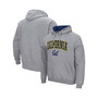 Men's Heathered Gray Cal Bears Arch Logo 3.0 Pullover Hoodie