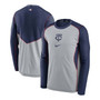 Men's Gray, Navy Minnesota Twins Authentic Collection Game Performance Pullover Sweatshirt