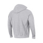 Men's Heathered Gray Purdue Boilermakers Team Arch Reverse Weave Pullover Hoodie