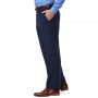 Men's Premium Comfort Stretch Classic-Fit Solid Flat Front Dress Pants