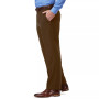 Men's Premium Comfort Stretch Classic-Fit Solid Flat Front Dress Pants