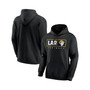 Men's Branded Black Los Angeles Rams Hustle Pullover Hoodie