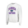 Men's White Florida Gators High Motor Pullover Sweatshirt