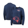 Men's Navy New England Patriots Pocket Pullover Sweatshirt