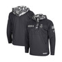 Men's Charcoal Navy Midshipmen OHT Military-Inspired Appreciation Digi Camo Quarter-Zip Hoodie