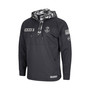 Men's Charcoal Navy Midshipmen OHT Military-Inspired Appreciation Digi Camo Quarter-Zip Hoodie
