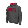 Men's Charcoal Cornell Big Red Arch and Logo Pullover Hoodie