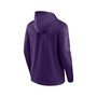 Men's Branded Purple Baltimore Ravens On The Ball Pullover Hoodie