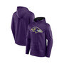 Men's Branded Purple Baltimore Ravens On The Ball Pullover Hoodie
