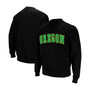 Men's Black Oregon Ducks Arch and Logo Sweatshirt