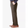 Men's Premium Comfort Stretch Classic-Fit Solid Pleated Dress Pants