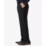 Men's Premium Comfort Stretch Classic-Fit Solid Pleated Dress Pants