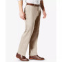 Men's Signature Lux Cotton Classic Fit Creased Stretch Khaki Pants