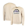Men's Threads Oatmeal Colorado Rockies Fleece Pullover Sweatshirt