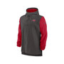 Men's Pewter, Red Tampa Bay Buccaneers Sideline Player Quarter-zip Hoodie