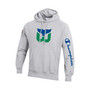 Men's Heathered Gray Hartford Whalers Reverse Weave Pullover Hoodie