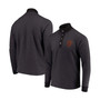 Men's Black San Francisco Giants Pivotal Button Pullover Sweatshirt