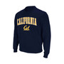 Men's Navy Cal Bears Arch Logo Crew Neck Sweatshirt