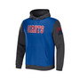 Men's NFL x Darius Rucker Collection by Royal, Charcoal New York Giants Colorblock Pullover Hoodie