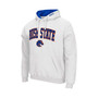 Men's White Boise State Broncos Arch Logo 3.0 Pullover Hoodie