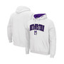 Men's White Northwestern Wildcats Arch and Logo 3.0 Pullover Hoodie