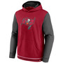 Men's Red, Pewter Tampa Bay Buccaneers Block Party Pullover Hoodie