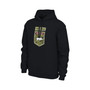 Men's Black Arkansas Razorbacks Veterans Camo Pullover Hoodie