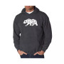 Men's Word Art Hooded Sweatshirt - California Bear