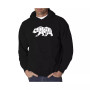 Men's Word Art Hooded Sweatshirt - California Bear