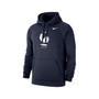 Men's Navy France National Team Club Primary Pullover Hoodie