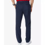 Men's Classic-Fit Stretch Solid Flat-Front Chino Deck Pants