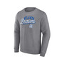 Men's Heather Gray Branded Atlanta Braves Simplicity Pullover Sweatshirt