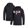 Men's Black Ajax Lockup Pullover Hoodie