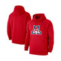Men's Red Arizona Wildcats Logo Club Pullover Hoodie