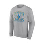 Men's Branded Heather Charcoal Los Angeles Chargers Playability Pullover Sweatshirt