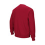 Men's Cardinal Arkansas Razorbacks Arch and Logo Crew Neck Sweatshirt