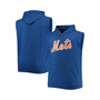 Men's Royal New York Mets Jersey Muscle Sleeveless Pullover Hoodie