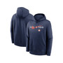 Men's Navy Houston Astros Swoosh NeighborHOOD Pullover Hoodie