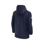 Men's Navy Tennessee Titans Sideline Quarter-Zip Hoodie