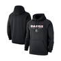 Men's Black Georgia Bulldogs Football Drop Club Pullover Hoodie