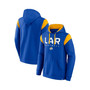 Men's Branded Royal Los Angeles Rams Call The Shot Pullover Hoodie
