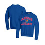 Men's Royal Kansas Jayhawks High Motor Pullover Sweatshirt