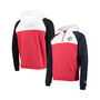 Men's Red, White Washington Nationals Cooperstown Collection Quarter-Zip Hoodie