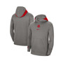 Men's Heather Gray Ohio State Buckeyes Team Basketball Spotlight Performance Pullover Hoodie