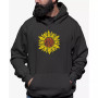 Men's Sunflower Word Art Hooded Sweatshirt